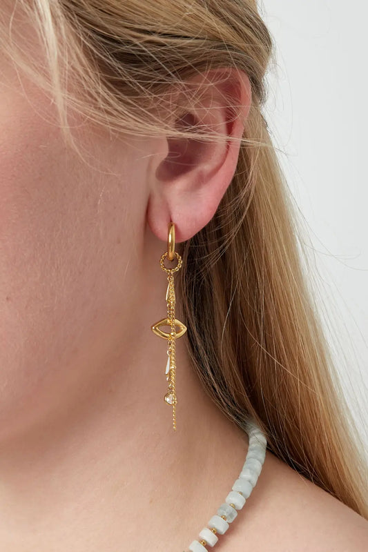 diamond lip hoops gold