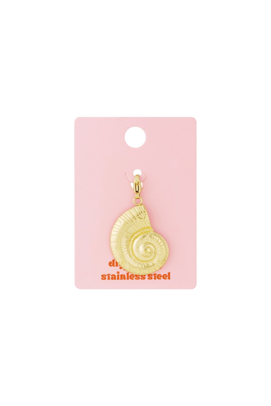 Shell Charm Gold