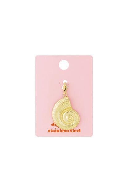 Shell Charm Gold