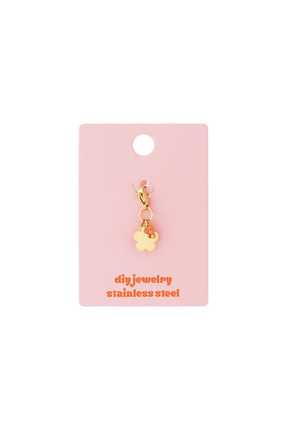 Mini Flower Charm Orange