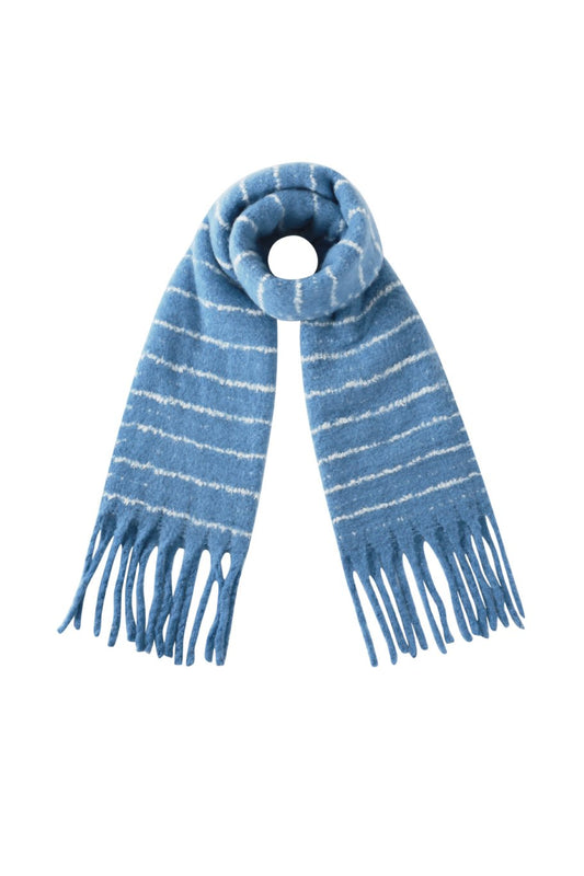 Stripe Scarf Blue