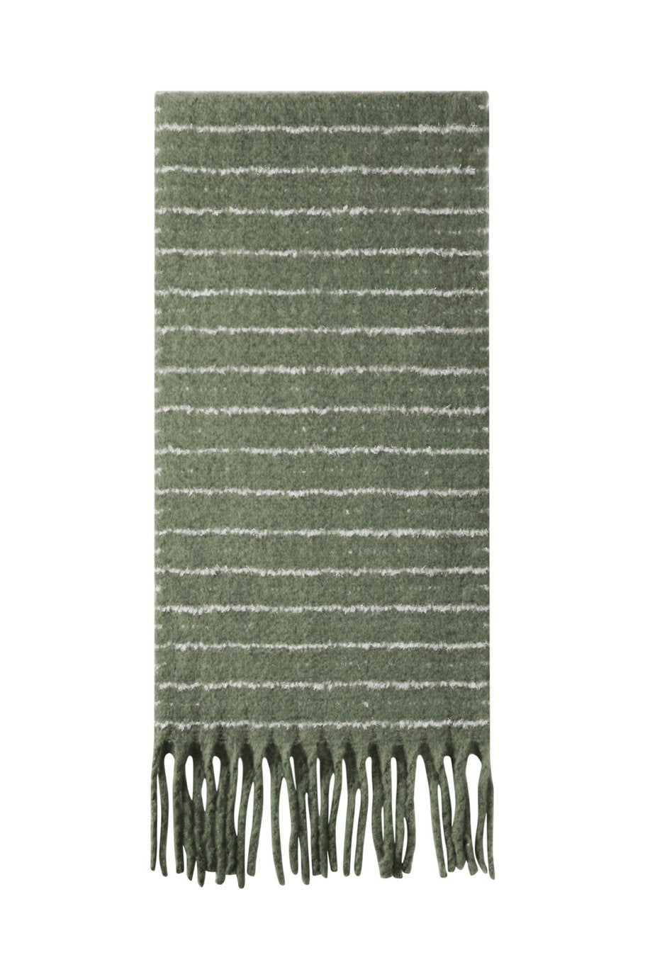 Stripe Scarf Army Green