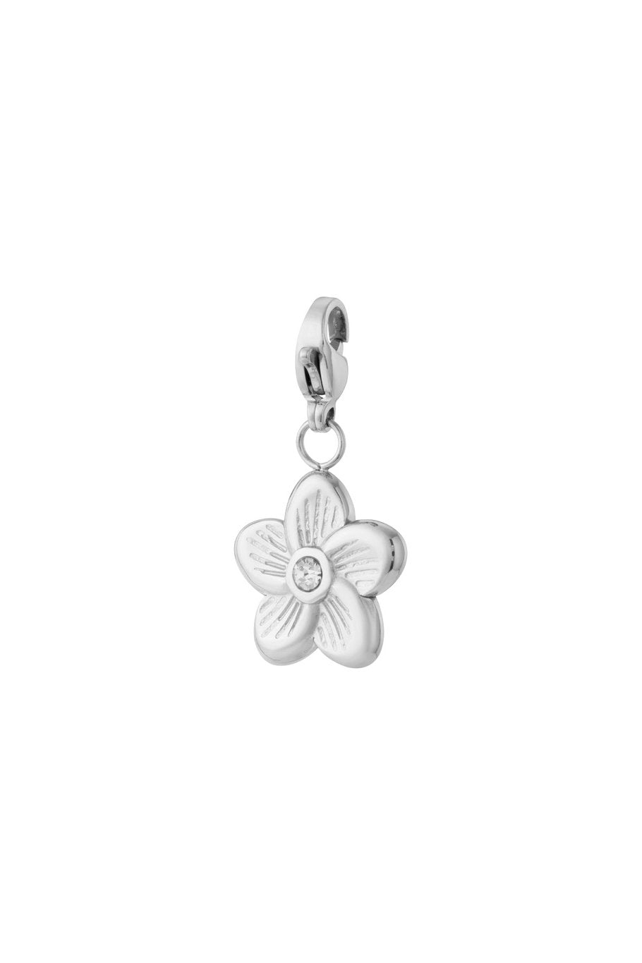 Flower Charm Silver