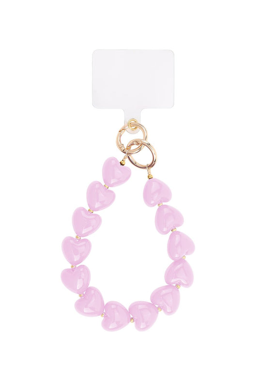 Classy Heart Phone Cord | Lila