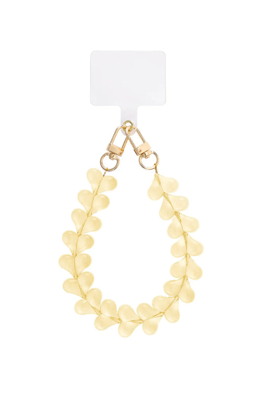 lovely phone cord | butter yellow