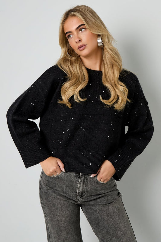SPARKLING KNIT BLACK
