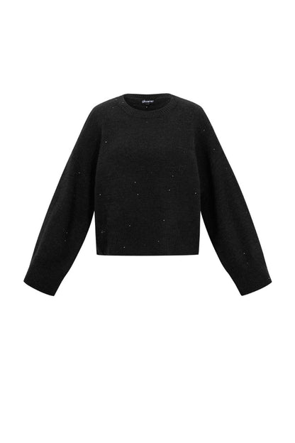 SPARKLING KNIT BLACK