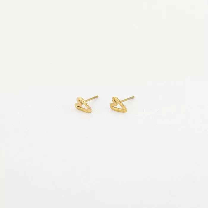 Structured Love Earstuds Gold