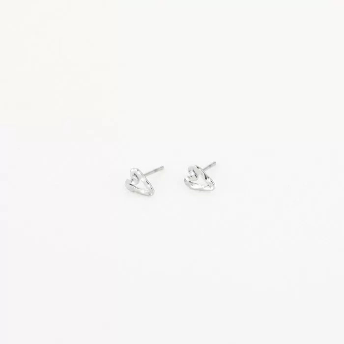 Structured Love Earstuds Silver