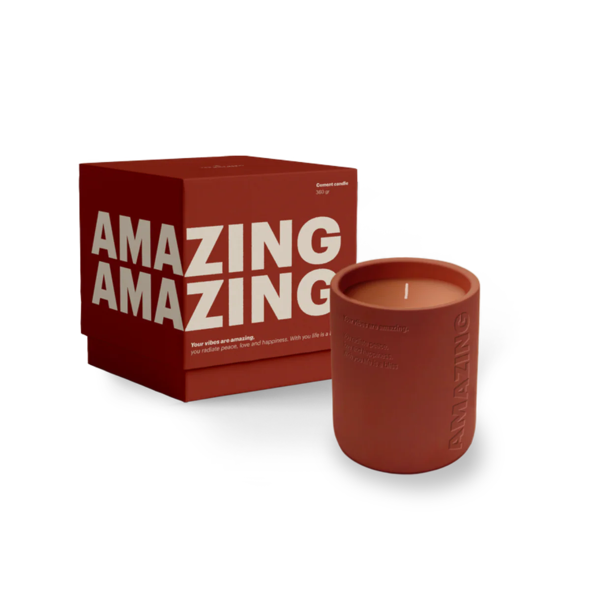 cemented candle | amazing 360 gram